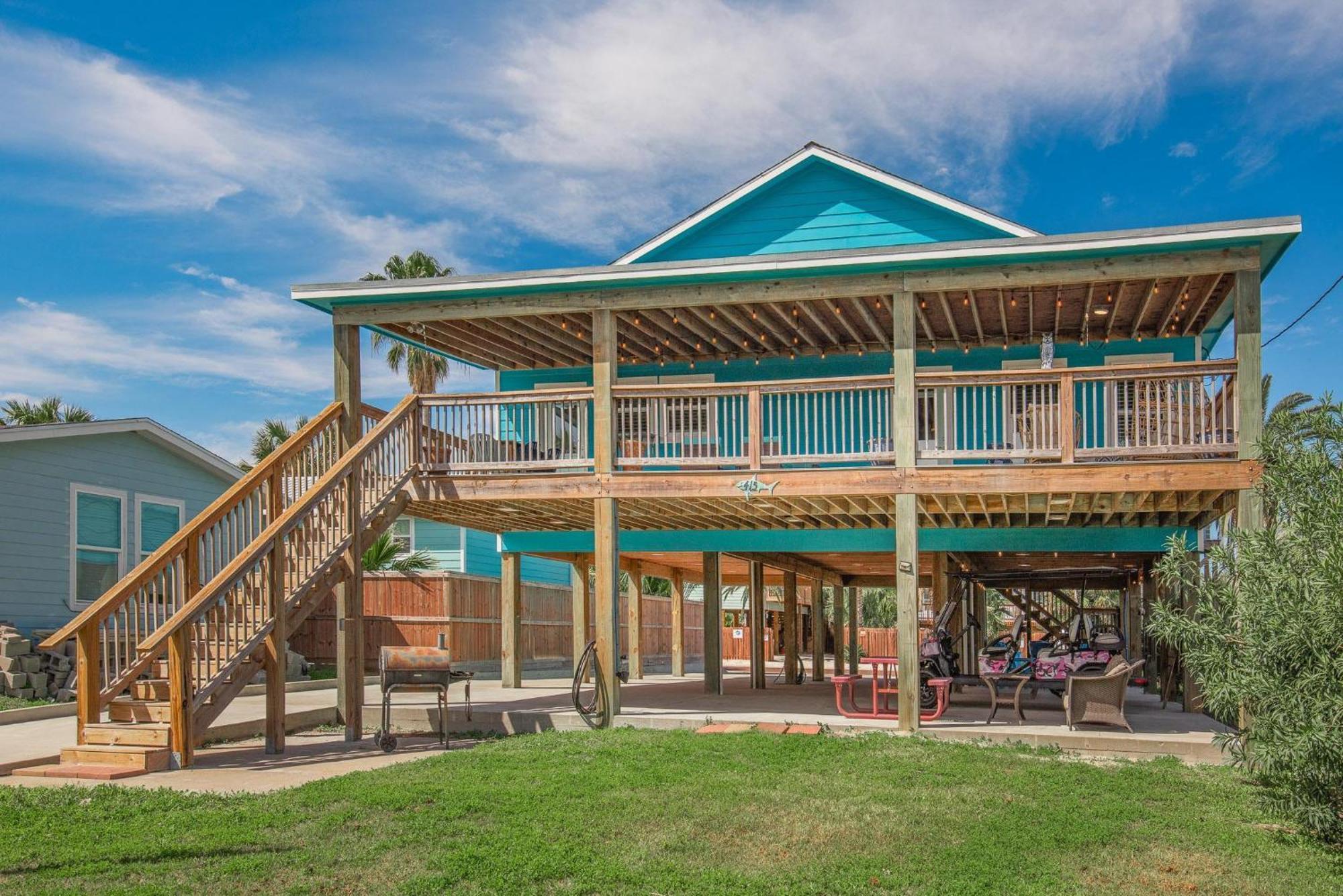 Casita Del Mar - Golf Cart Included Boat Parking Port Aransas Exterior foto